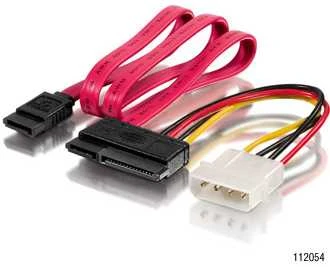 Equip Įrengti Molex - SATA 22 kontaktų, 0,5 m, daugiaspalvis (112054)