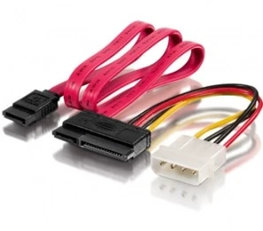 Equip Įrengti Molex - SATA 22 kontaktų, 0,5 m, daugiaspalvis (112054)