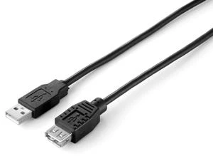 Kabelis USB Equip USB-A - USB-A 3 m Juodas (128851)