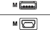 Kabelis USB Equip USB-A - miniUSB 1.8 m Juodas (128521)
