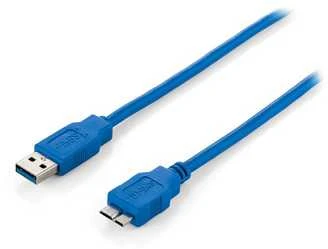 Kabelis USB Equip USB-A - USB-B 1 m Mėlyna (128291)