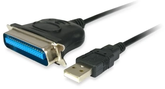 Equip Equip Adapterkabel USB St -> Parallel St 1.5M juodas Poly