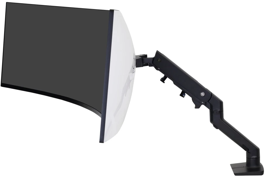 Laikiklis Ergotron - HX Desk Monitorius Arm with HD Pivot - matte juodas