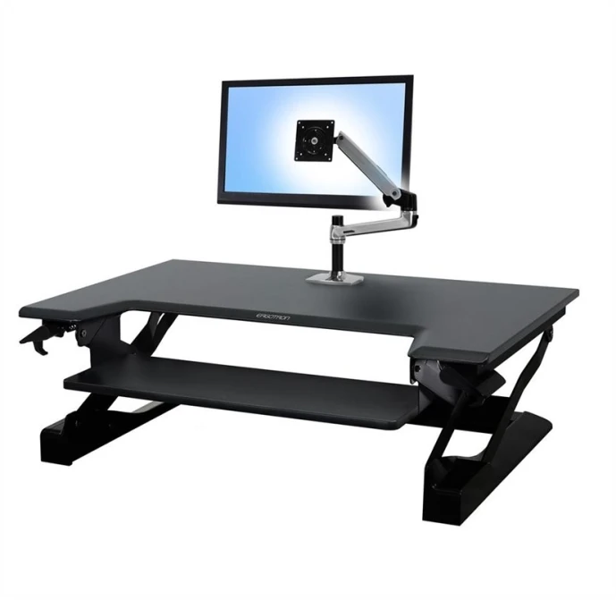 Laikiklis Ergotron ERGOTRON WorkFit-T Stand premium juodas - 33-406-085