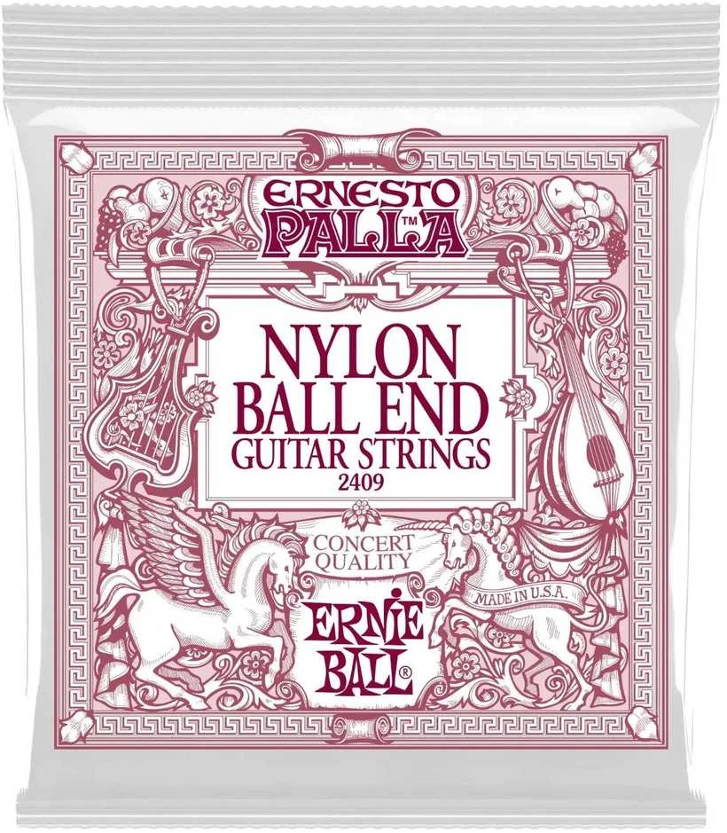 Stygos klasikinei gitarai Ernie Ball 2409 Juodas & Gold