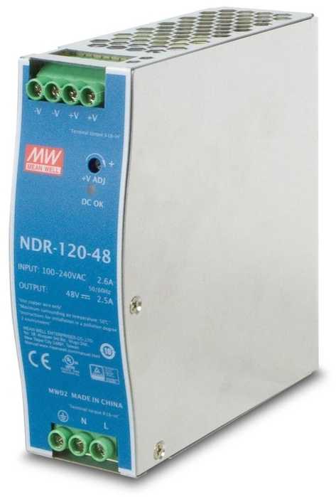 Ernitec 48V, 120W Din-Rail Power