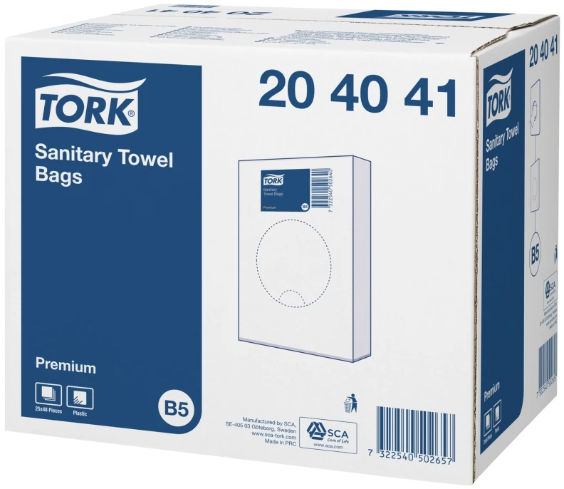 Maišeliai higieniniai Tork B5, 25 vnt.