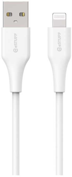 Kabelis USB eStuff Lightning - USB-A 1 m Baltas (ES601170)