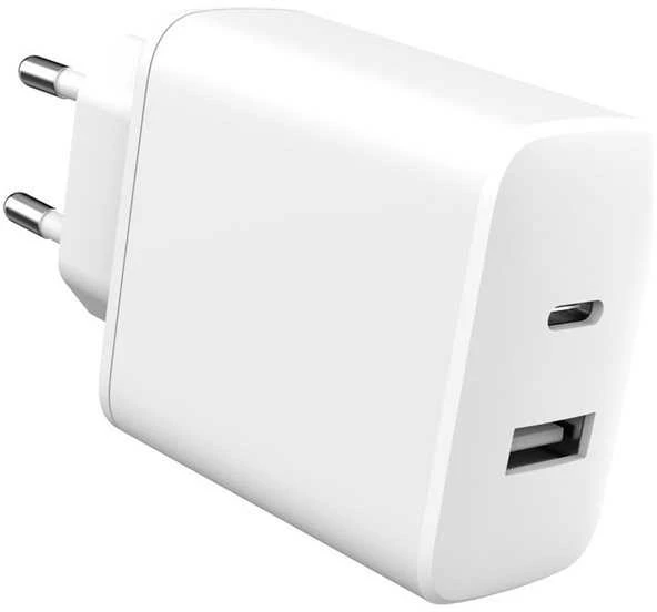 Įkroviklis eStuff INFINITE USB Fast Charging Baltas (ES637031)