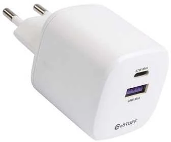 Įkroviklis eStuff INFINITE USB-C PD 67W GaN 1x USB-A 1x USB-C (ES637065)