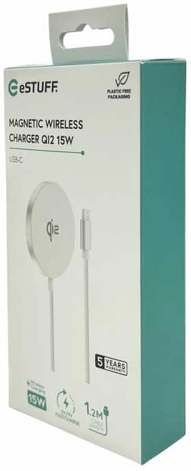 eSTUFF ES638300, vidaus, AC, belaidis įkrovimas, 1.2 m, aliuminis