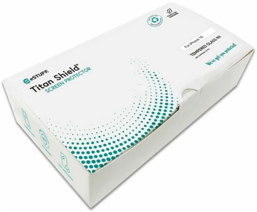 eSTUFF ES501421-10BULK, Apple, iPhone 16, Atsparus įbrėžimams, Atsparus dūžiams, Permatomas, 10 vnt.