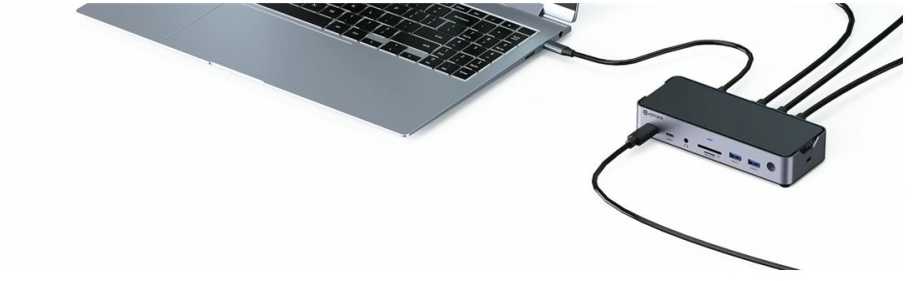 Stacja/replikator eStuff Triple 4K USB-C (GLB232006)