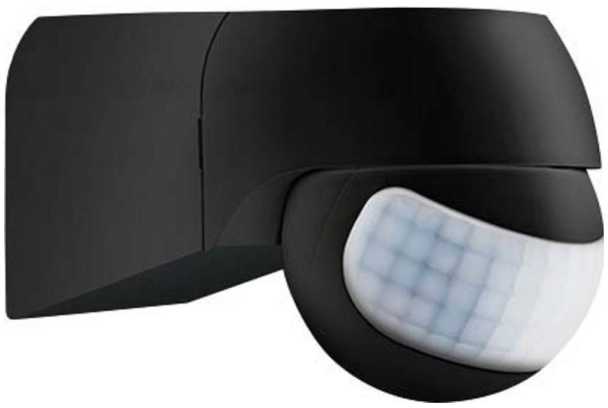 ESYLUX EM10055515 Paviršinio montavimo judesio jutiklis 180° juodas IP44