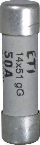 ETI 3x balionų saugiklis CH14 gG 14x51mm 40A 500V (BE409 * 3)