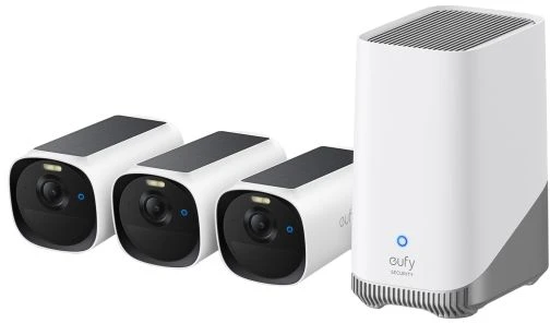 Anker Eufy Cam E40 3-Cam Kit (HomeBase 2) Baltas