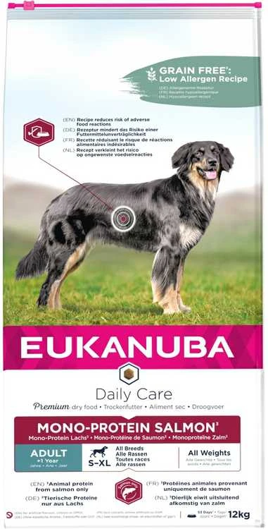EUKANUBA Mono-Protein lašiša, 12 kg