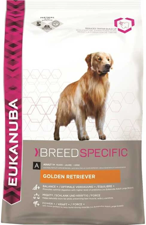 Eukanuba Adult Golden Retriever sausas maistas auksaplaukiams retriveriams 12kg