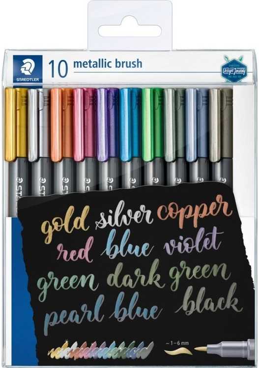 Žymeklių rinkinys STAEDTLER Metallic , 10 vnt.