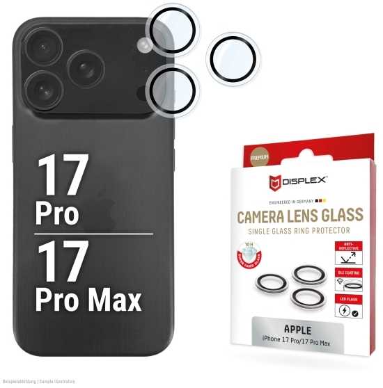 Evi „DISPLEX CAMGLASS“ VIENO LĘŠIO OBJEKTAI – IP 17 PRO/17 PRO MAX