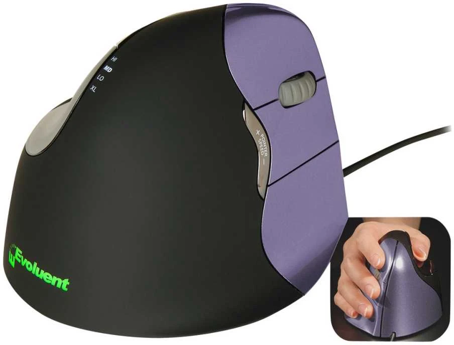 Pelė „Evoluent VerticalMouse 4“ (VM4R)