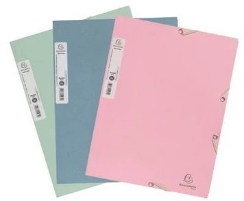 Exacompta 55239E, vokų aplankas, A4, įvairių spalvų, 250 lapų, 400g/m², 1,5 cm