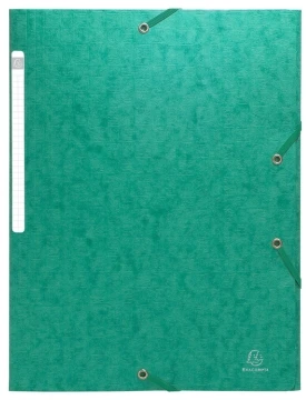 Exacompta 55753E, A4, Kartonas, Žalias, 350 lapų, 3,5 cm, 240 mm