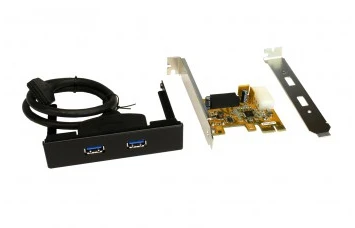 Šakotuvas Kontroler Exsys PCIe x1 - 2x USB 3.0 (EX-11099-2)