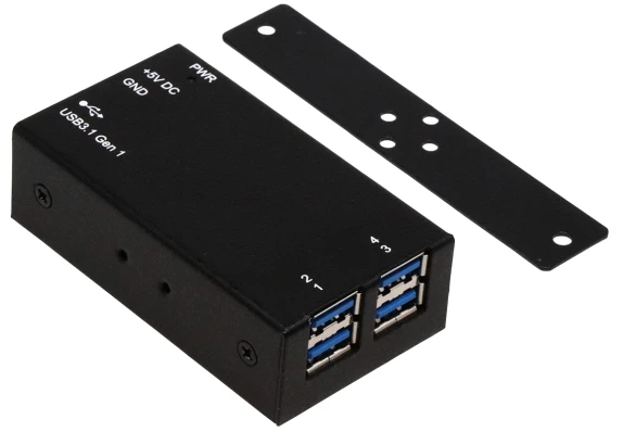 Exsys EXSYS EX-1180HMS 4 prievadų USB 3.2 Gen1 šakotuvas