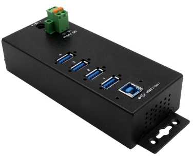 Exsys EXSYS EX-1186HMVS-2 4 prievadų USB 3.2 Gen 1 šakotuvas su 15KV ESD apsauga nuo viršįtampių