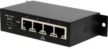 EXSYS EX-1330M metalinis USB į LAN adapteris su 4 prievadais