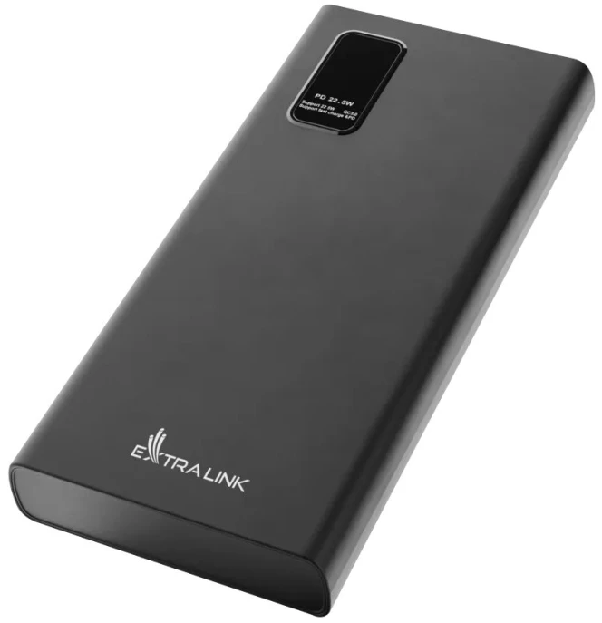 Atsarginis maitinimo šaltinis ("Power Bank") Powerbankas Extralink EPB-067B 10000mAh, juodas