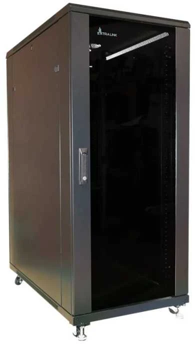 Extralink Rackmount cabinet 32U 600x600 Juodas standing, Freestanding ...
