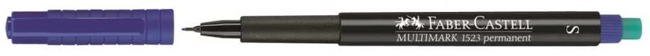 <strong>Žymeklis permanentinis Faber-Castell 1523 S, 0.4 mm, mėlynas 1213-051</strong>
