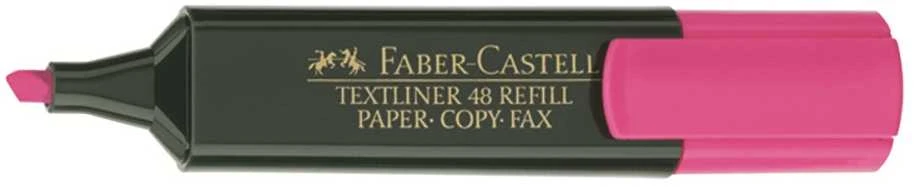 Teksto žymeklis Faber-Castell, 1-5 mm, kirsta galvutė, rožinis 1212-304