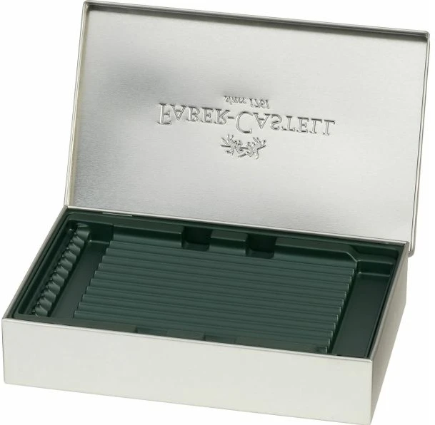 Faber-Castell 180011 pieštukų dėklas, kietas dėklas Baltas pieštukams