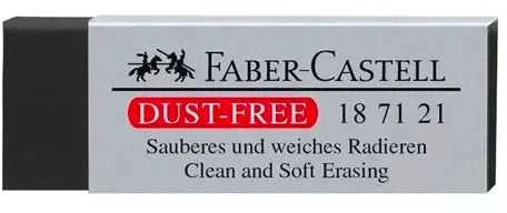 Trintukas Faber-Castell Dust Free, juodos spalvos