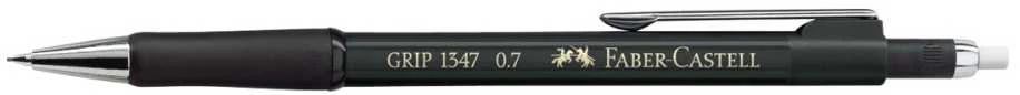 Automatinis pieštukas Faber-Castell Grip 1347, juodos spalvos, 0.7mm