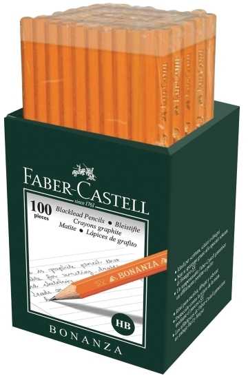 Faber-Castell Pudełko na przybory papier Bonanza 1329 HB 100 stk