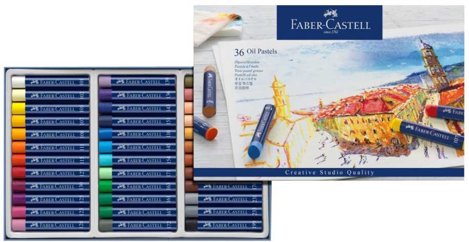 Aliejinės kreidelės Faber-Castell Goldfaber Studio, (36) 1303-007