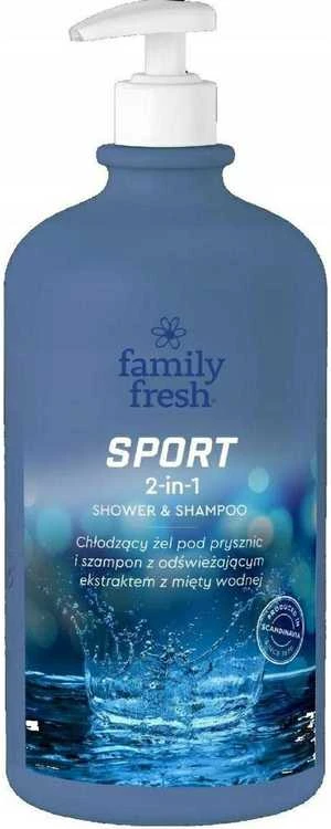 Dušo želė Family Fresh Sport 2in1 Dušo želė, 1000ml