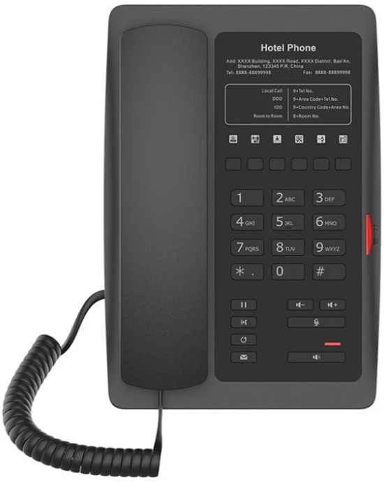 FNV Fanvil H3W IP telefonas Juoda 2 linijos „Wi-Fi“