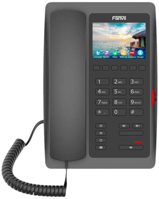 FNV Fanvil H5W IP telefonas Juoda 2 linijos „Wi-Fi“