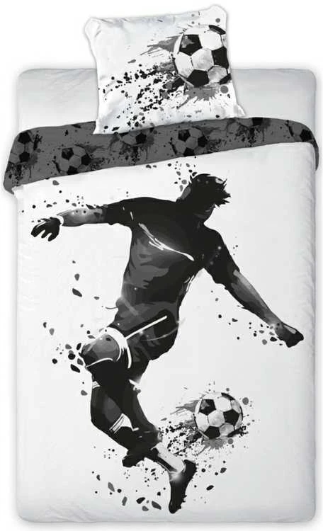 Faro Futbolininko jaunimo patalynės komplektas 140x200cm + pagalvė 70x90cm