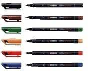 Staedtler Fibertusser staedtler 326 rød