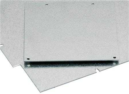 FIBOX sieninės spintelės tvirtinimo plokštė SOLID P, Pertinax 528 x 254 x 5 mm, skirta 6030 spintelei