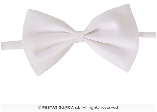 Fiesta Baltas peteliškės kaklaraištis