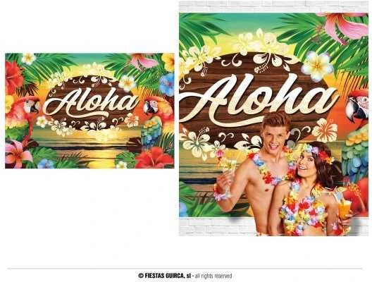 Fiesta Havajų „Aloha“ reklama