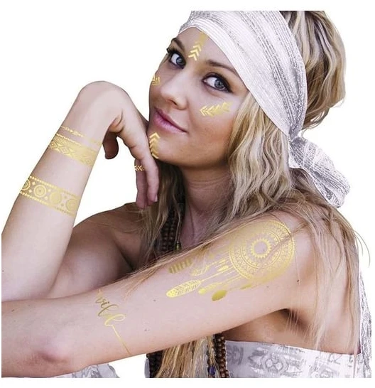 Fiesta Hipio auksinė tatuiruotė