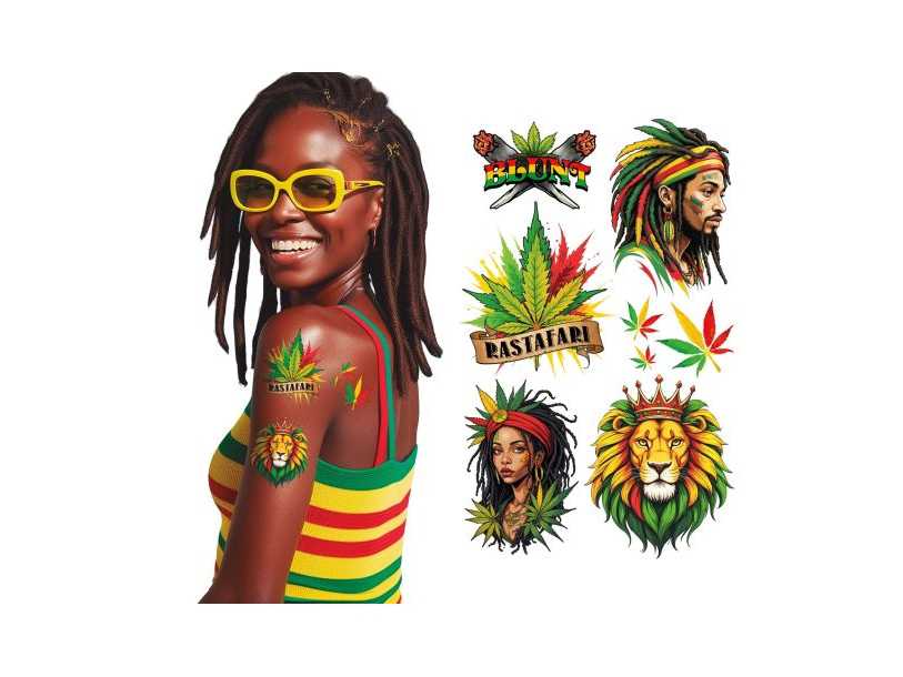 Fiesta Jamaica tatuiruotės